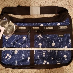 LeSportsac Peanuts Snoopy Outerspace Messenger Bag